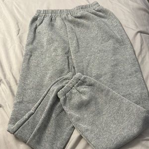 Grey sweatpants